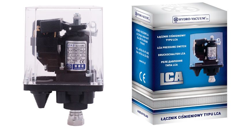 Wyłącznik ciśnieniowy LCA-2 do hydroforu