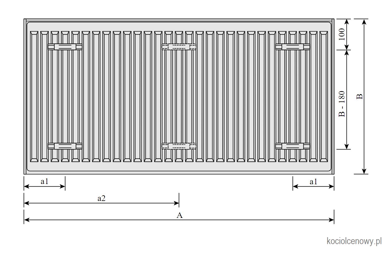 Grzejnik panelowy PURMO COMPACT C22 600x600